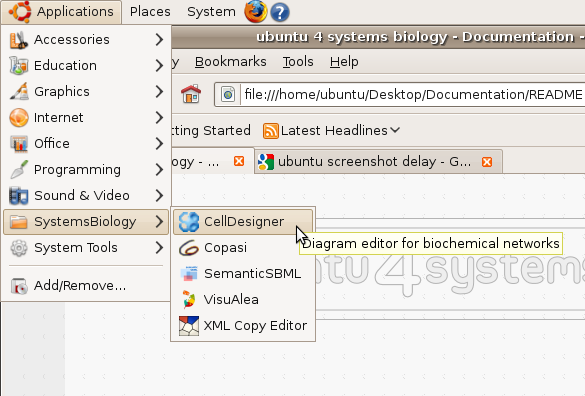 how to start CellDesigner